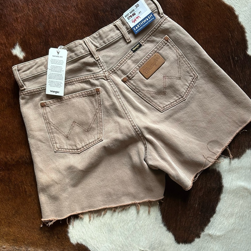 Wrangler Tan Jean Shorts NWT